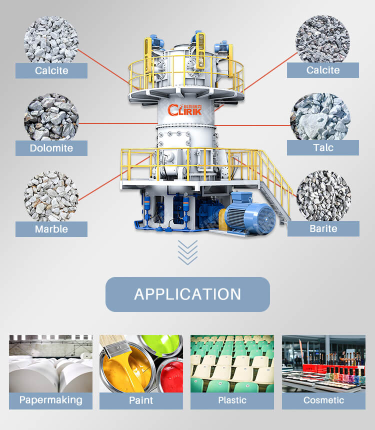 Fluorite powder ultrafine vertical roller mill